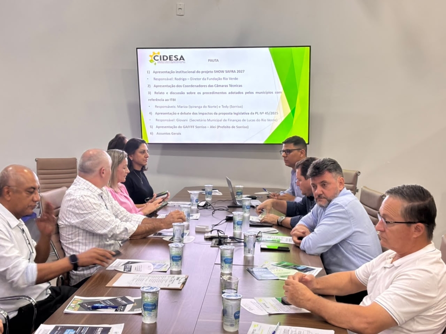 Prefeitura de Nova Ubirat&atilde; participa de reuni&atilde;o do CIDESA em Sorriso para discutir pautas estrat&eacute;gicas para os munic&iacute;pios