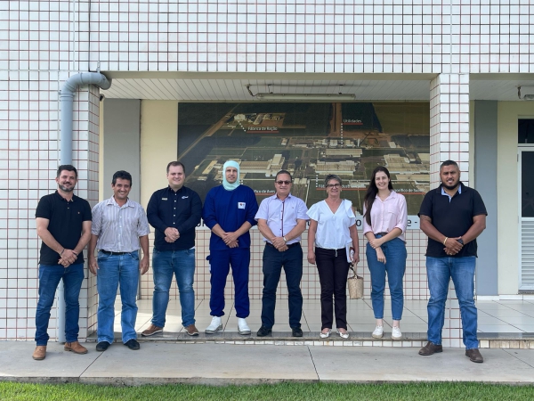 Autoridades Municipais estiveram realizando uma visita na BRF uma das maiores companhias de alimento do mundo