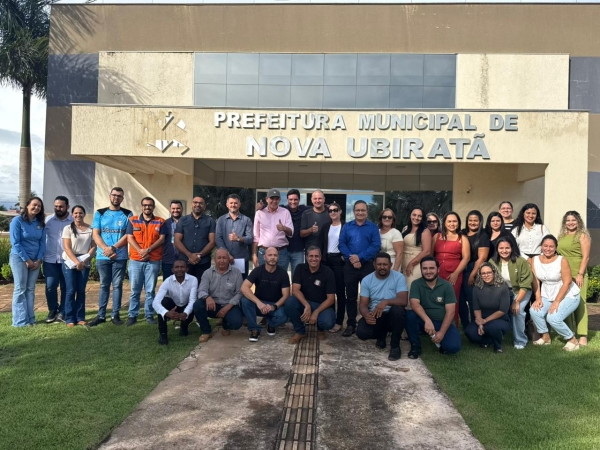 Prefeitura Municipal de Nova Ubirat&atilde; recebeu visita do Deputado Federal Juarez Costa e o Presidente da AMM Leonardo Bortolin