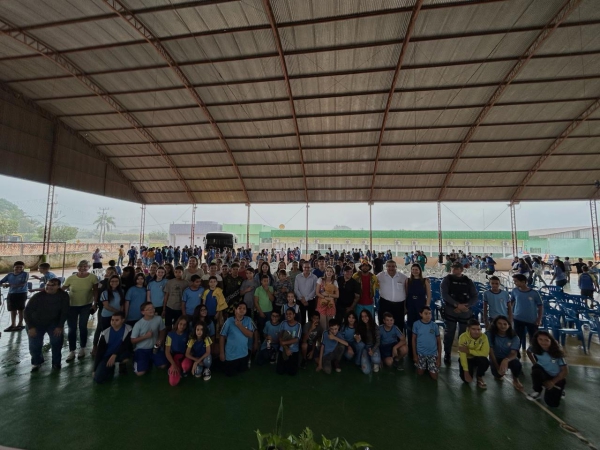 Apresentação do  projeto “A Prevenção Começa na Escola” foi realizada para alunos da rede municipal e estadual em Nova Ubiratã