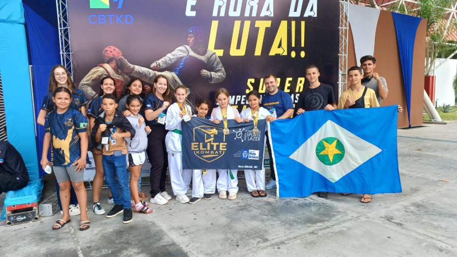 Taekwondo de Nova Ubiratã conquista medalhas no Super Campeonato Brasileiro em Aracaju (SE)