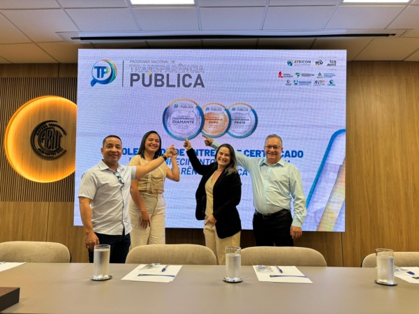 Nova Ubiratã é destaque estadual e recebe Selo Diamante de Transparência Pública