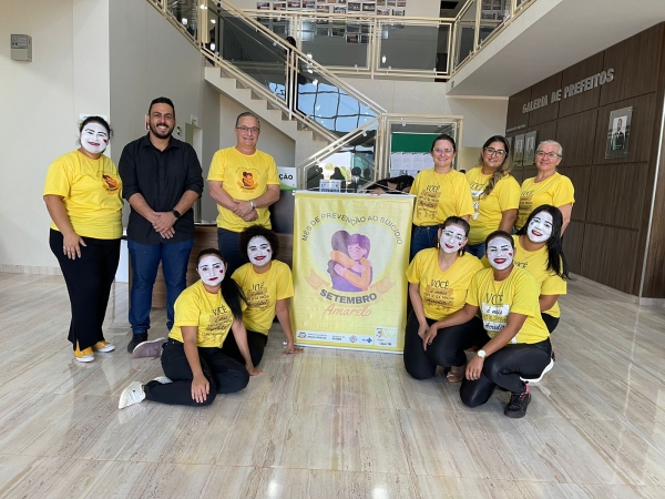 A Secretaria de Saúde deu início nesta sexta-feira a Campanha de Setembro Amarelo