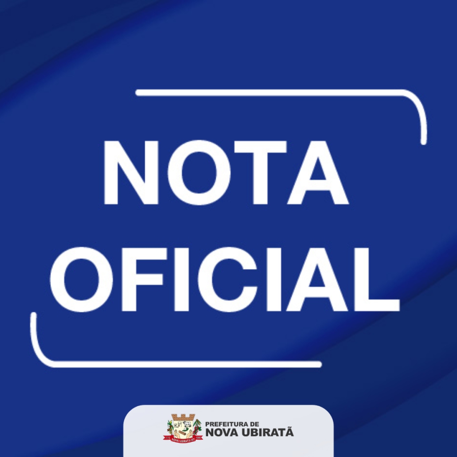 Nota Oficial