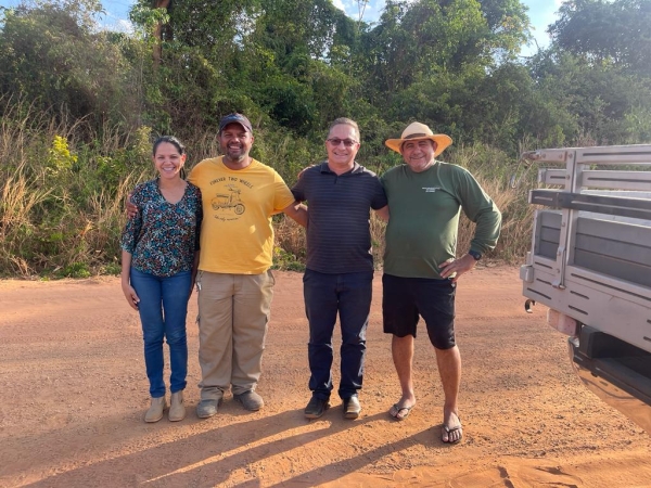 Autoridades Municipais estiveram realizando uma visita técnica no distrito de Santo Antônio do Rio Bonito