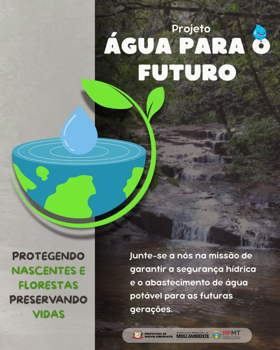 Prefeitura Municipal e Ministério Público promovem projeto com o tema ‘Água para o Futuro’   