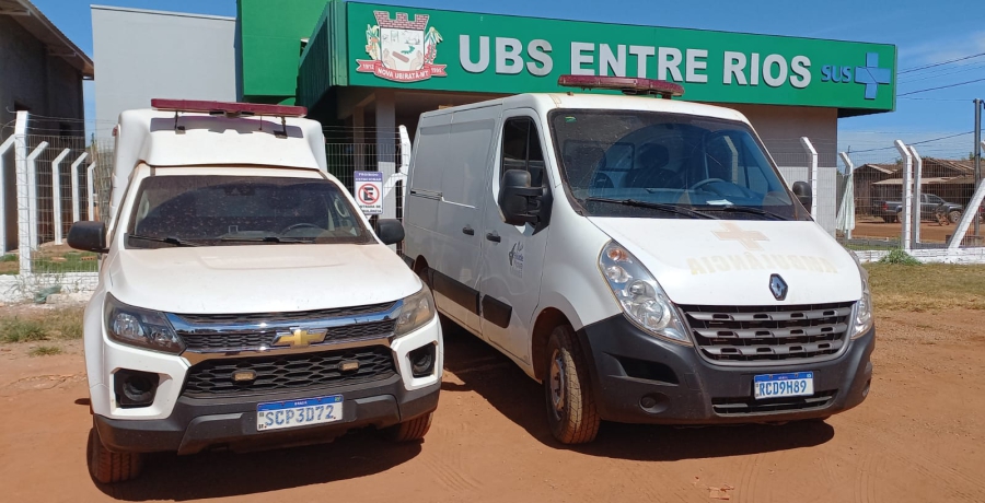 Prefeitura de Nova Ubiratã disponibiliza mais uma ambulância para o distrito de Entre Rios