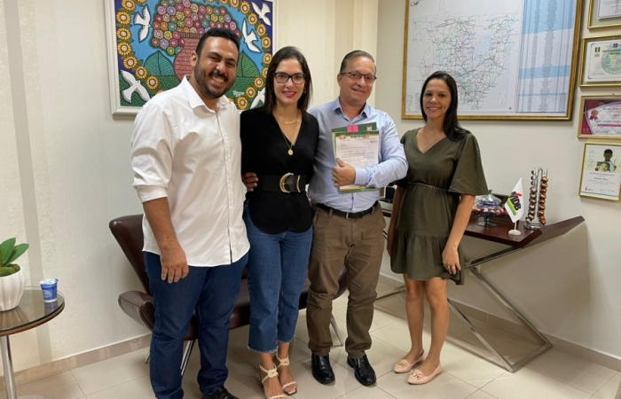 Prefeito e Secretários Municipais cumprem agenda com Deputada Estadual em Cuiabá