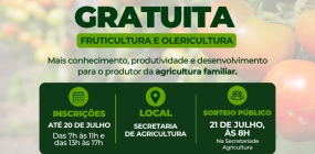 Prefeitura de Nova Ubiratã em parceria com o SEBRAE abre inscrições para o programa gratuito de assistência técnica em Fruticultura e Olericultura