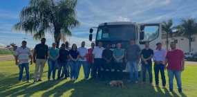 Prefeitura Municipal de Nova Ubiratã realiza entrega de um caminhão caçamba para a Secretaria de Obras e Infraestrutura 